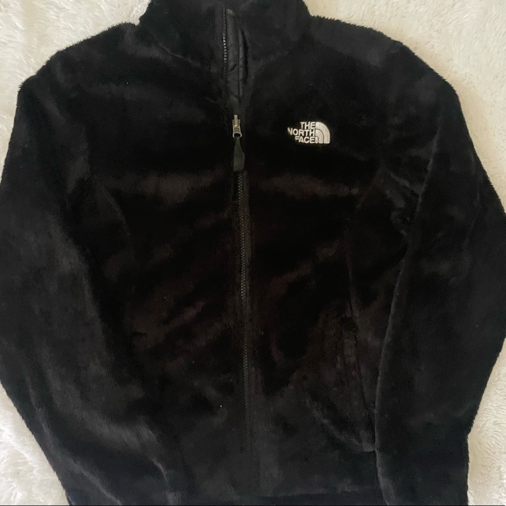 Fuzzy North Face Jacket